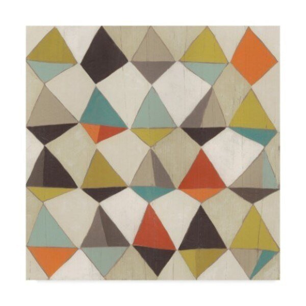 June Erica Vess 'Pattern Undulation Ii' Canvas Art, 14x14, Trademark Fine Art, Mfr#: WAG04656-C1414GG
